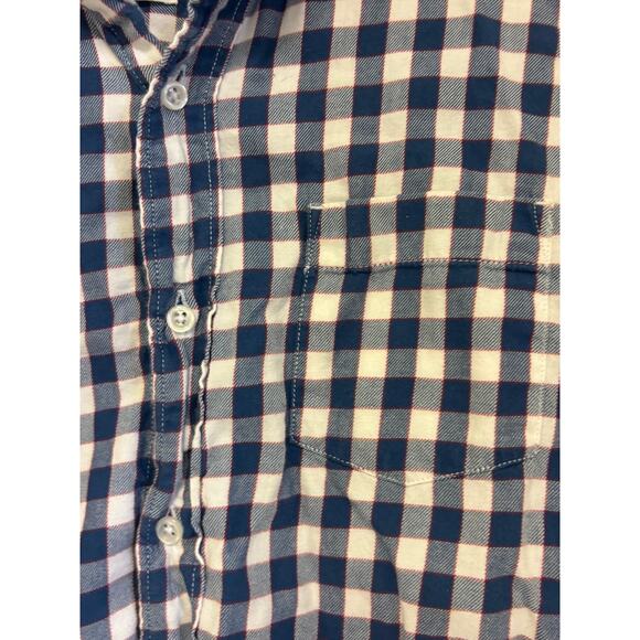 Crewcuts J.Crew Checked Button Down Shirt Size 14 Blue - Picture 2 of 5